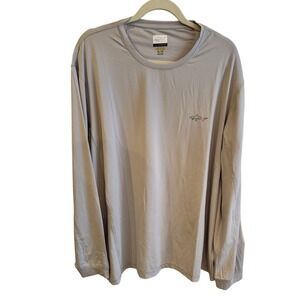 Greg Norman Play Dry Long Sleeve‎ Golf Shirt Men's XXL Moisture Wicking